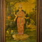 Lakshmi by Ravi Varma - Embellished