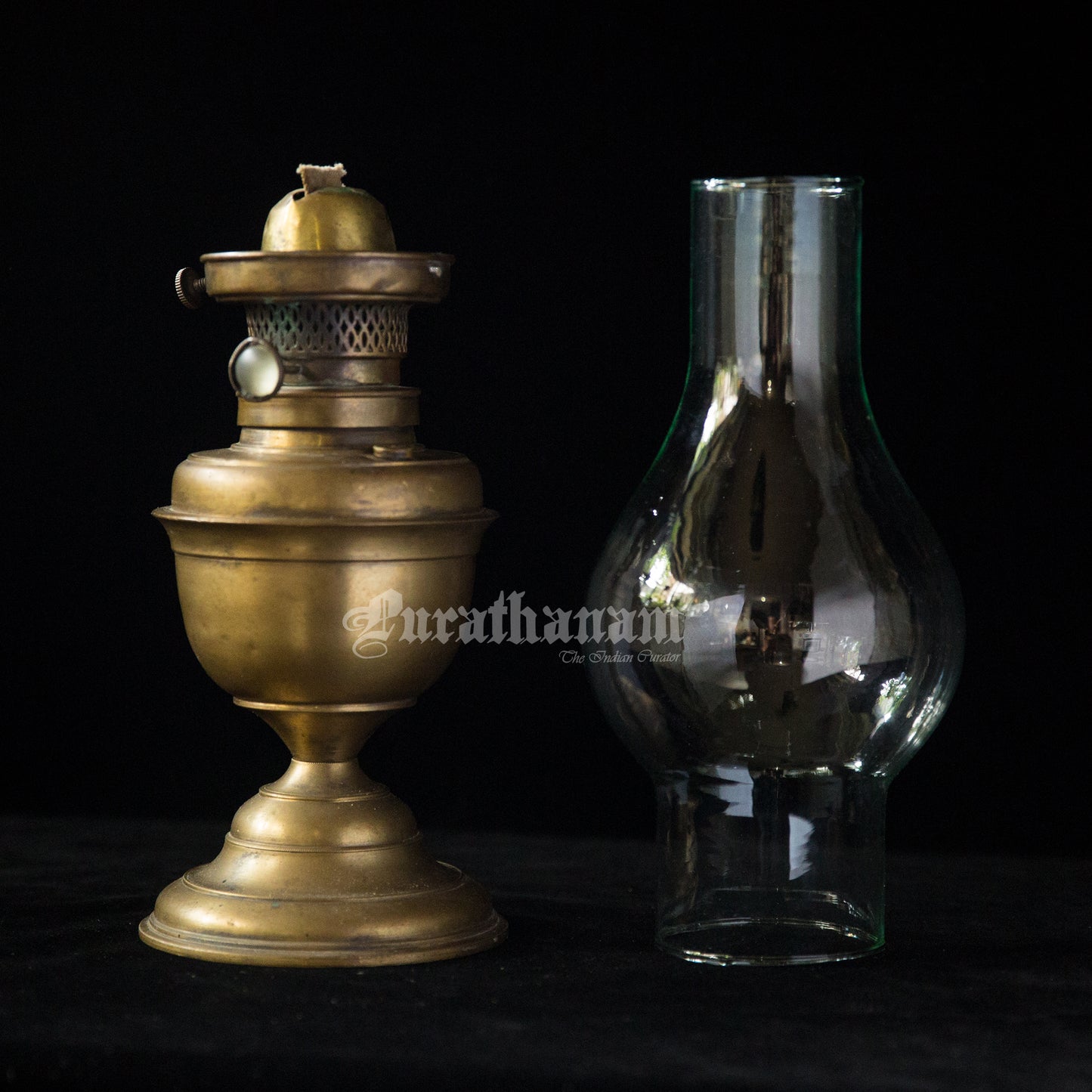 Brass Chimney Lamp