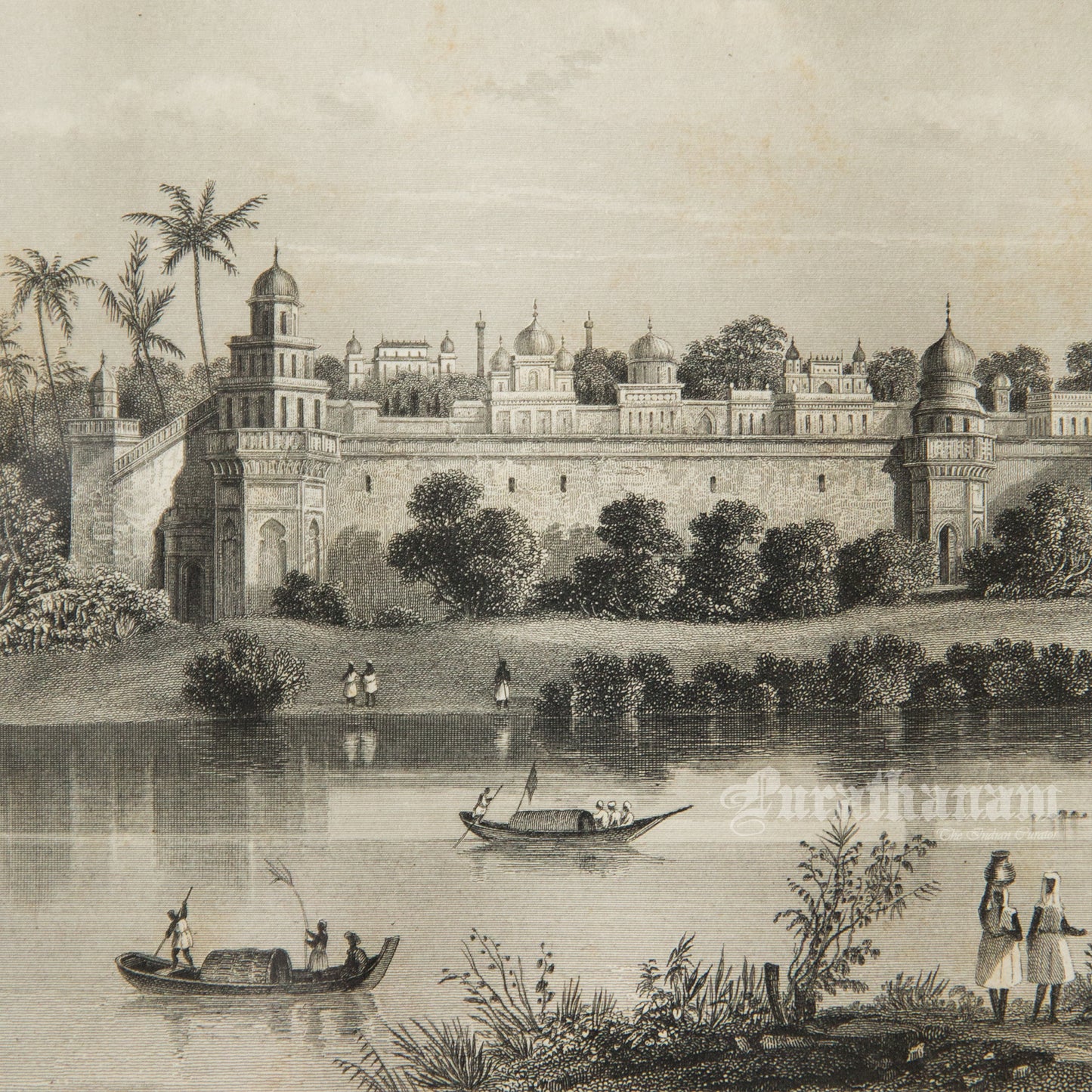 View of the Palace of Agra, From The River