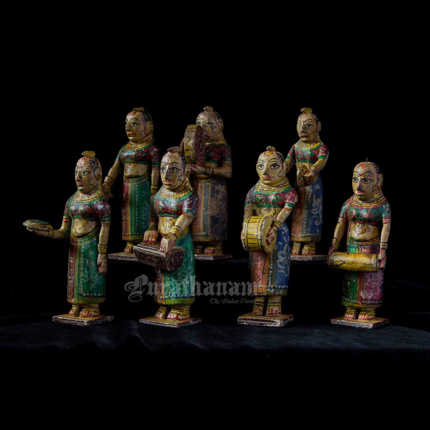 Handmade orchestra wooden Figurines