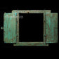 Turquoise Brass embellished Window