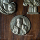 St. Francis de Sales, blessed Virgin Mary and Black Madona with Child wall plaque