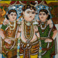 Butter Krishna - Glass paintings