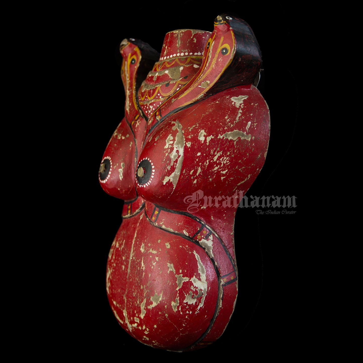 Theyyam Wooden Breast Plate