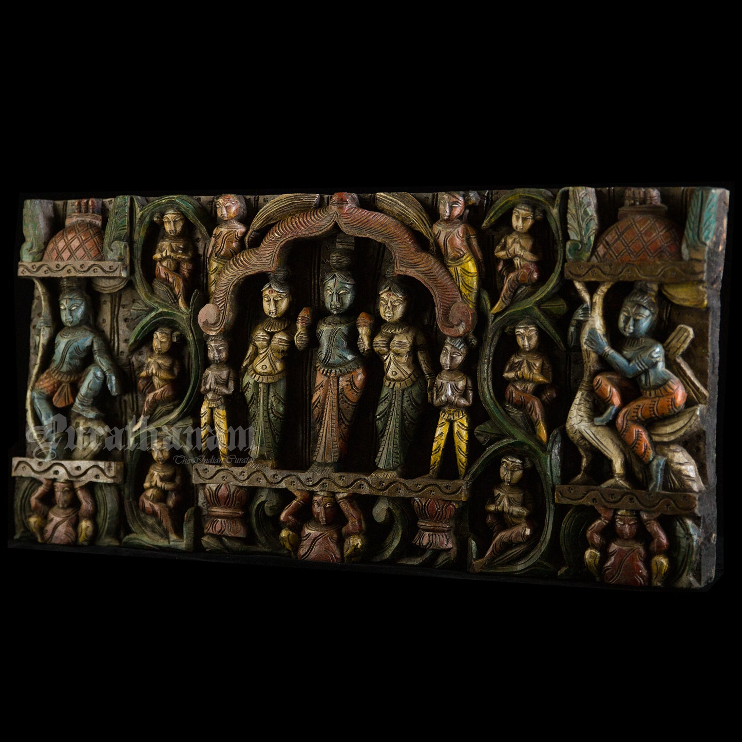 Krishna Wooden Panel (Soorya Palagai)