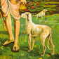 Duttatreya  By Ravi Varma  - Lithograph Print