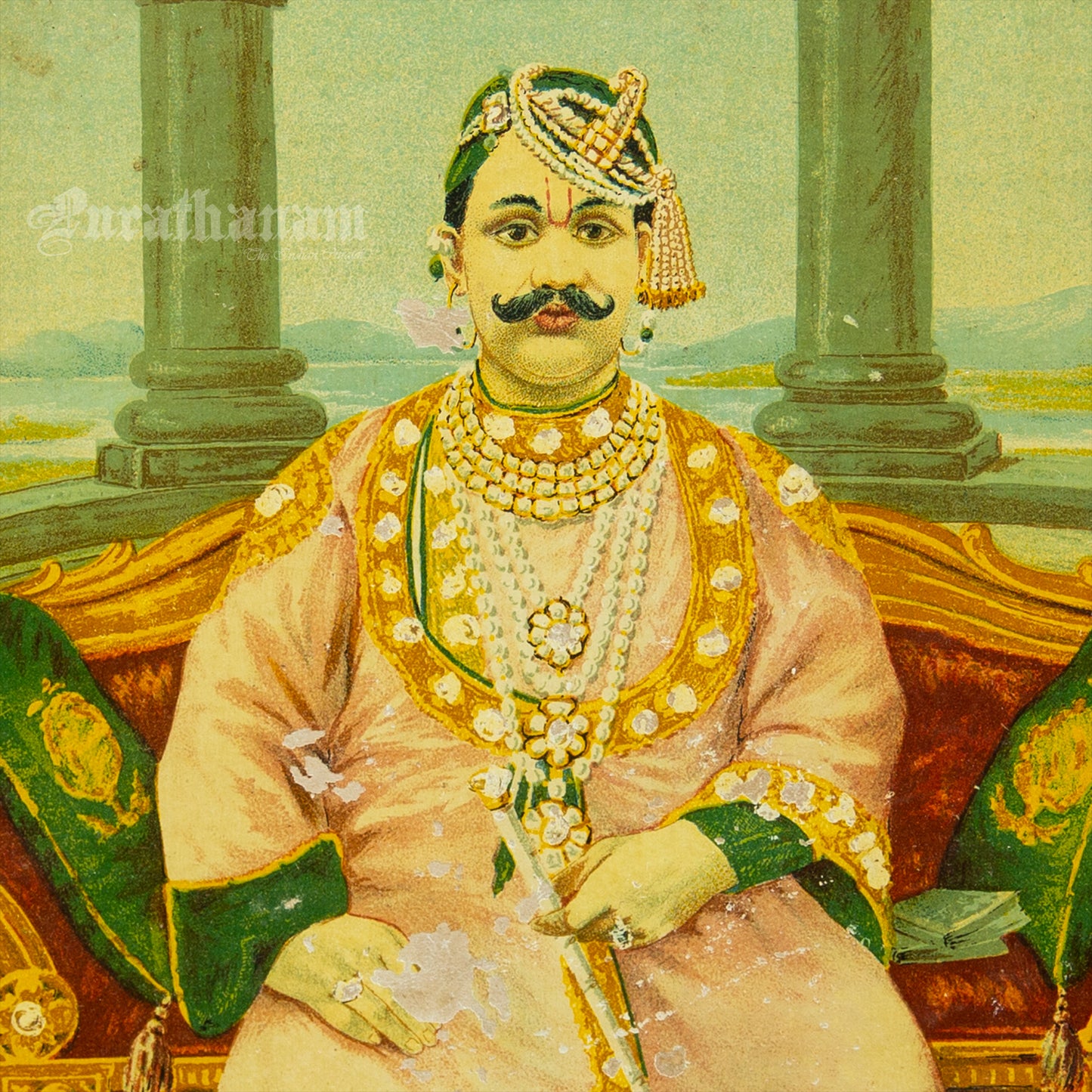 Govardhanlal Maharaj  - Lithograph Print