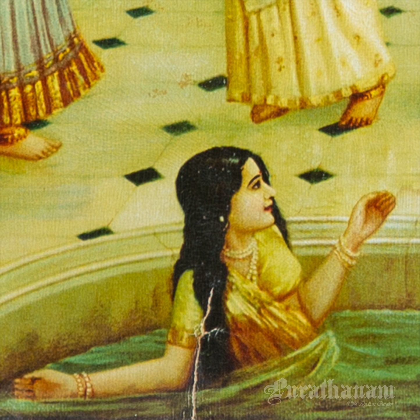 Rang Panchami - German Oleograph Print (Vasudeo H. Pandya)