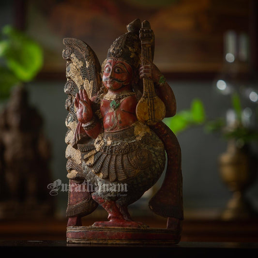 Gandharva wooden Sculpture