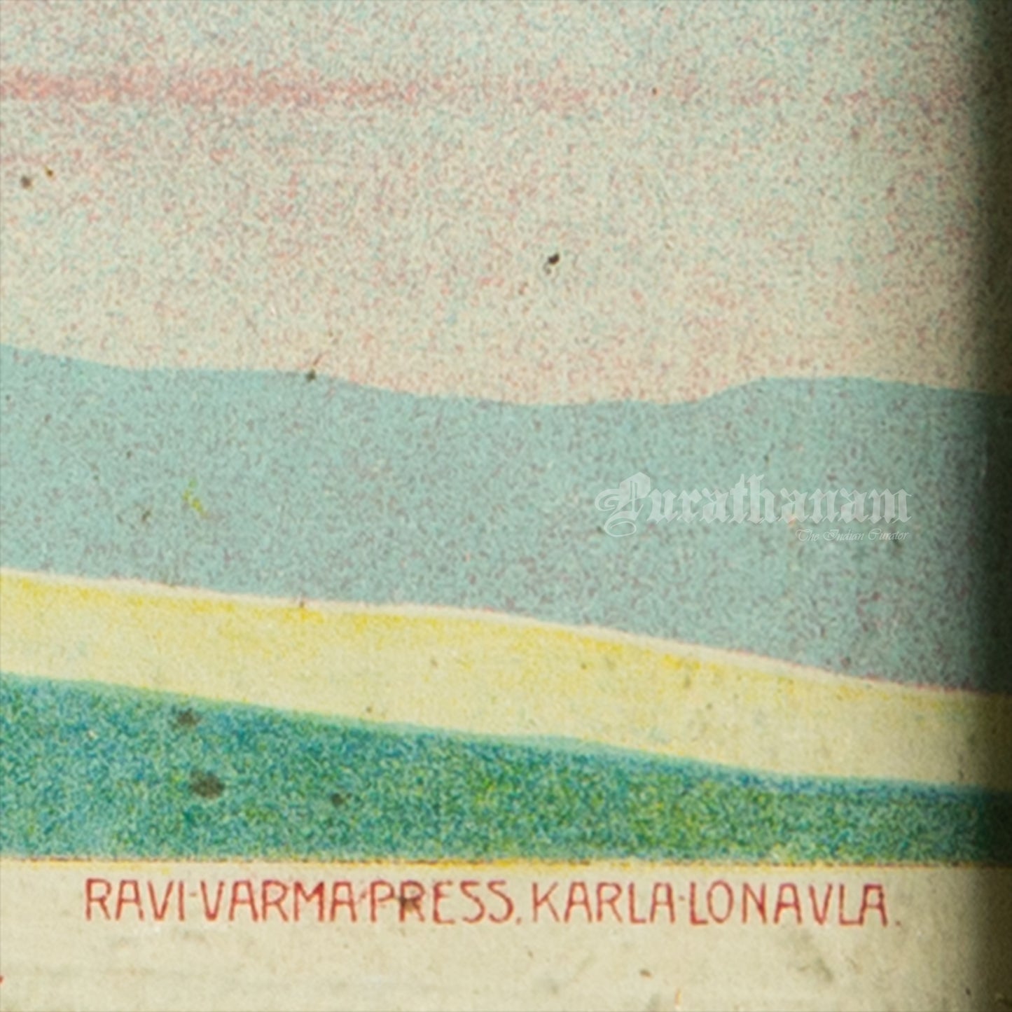 Garudwahan Vishnu - Lithograph Print