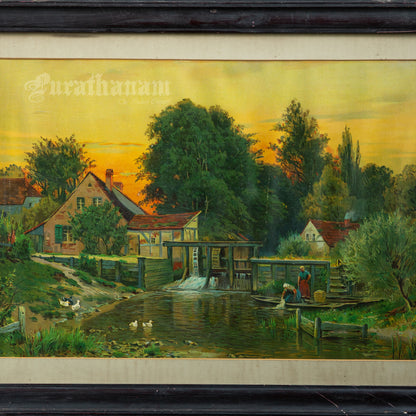 The Village - Chromolithograph Print, Germany