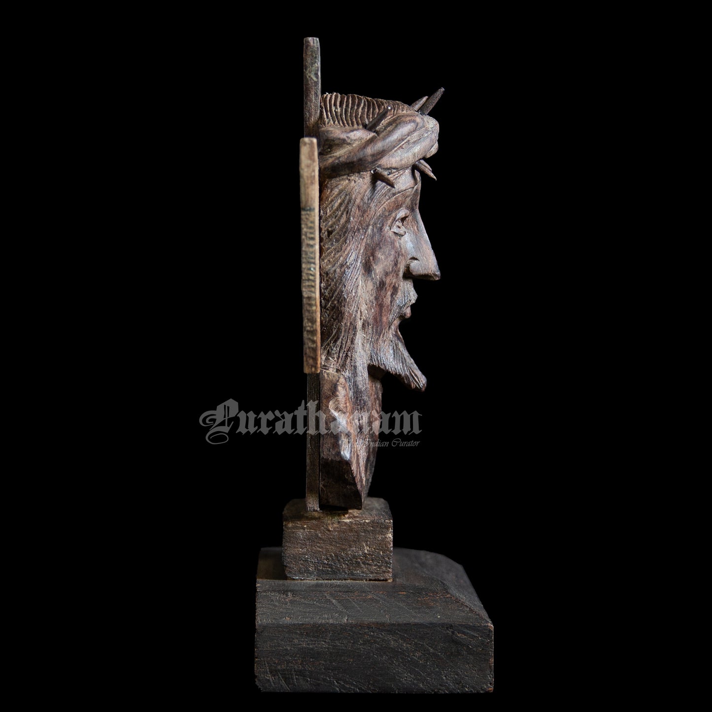 Christ Head - Rose Wood (Large)