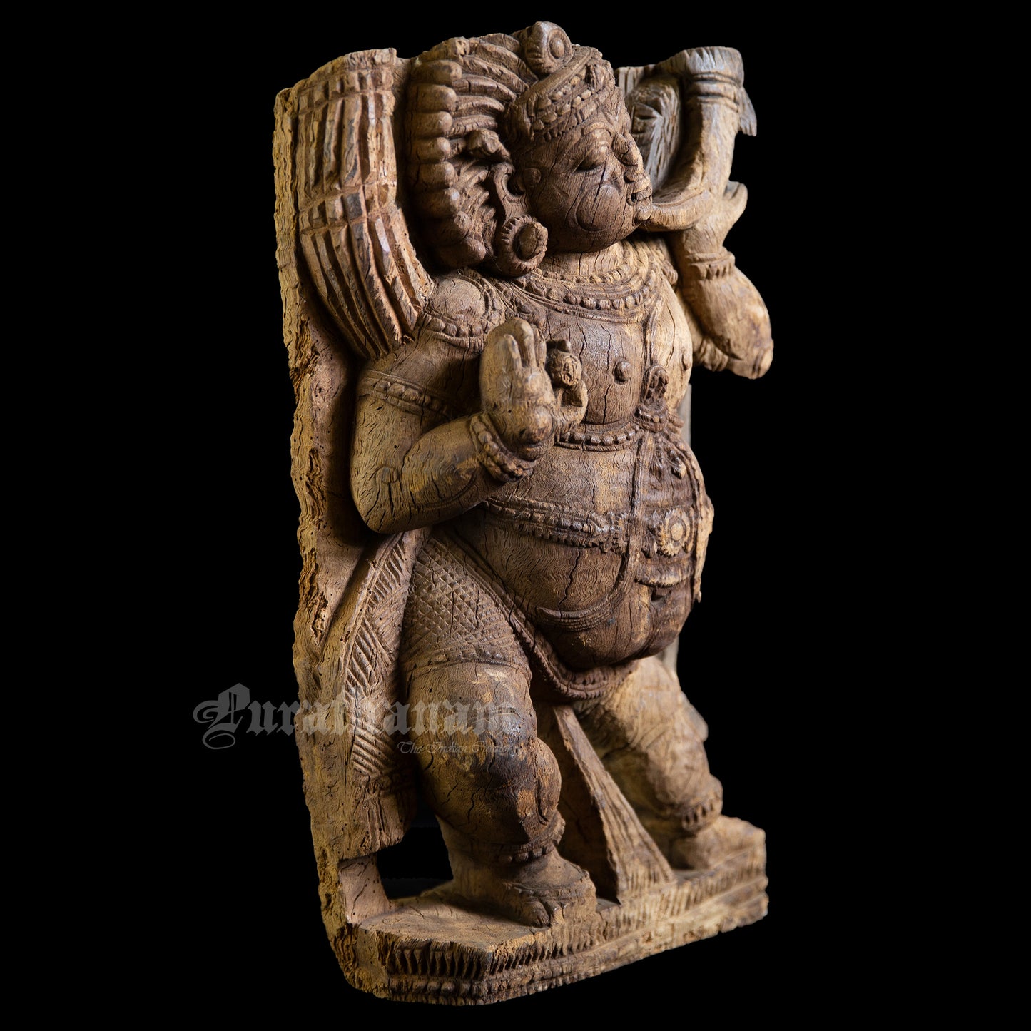 Dwarapalaka wooden Sculpture