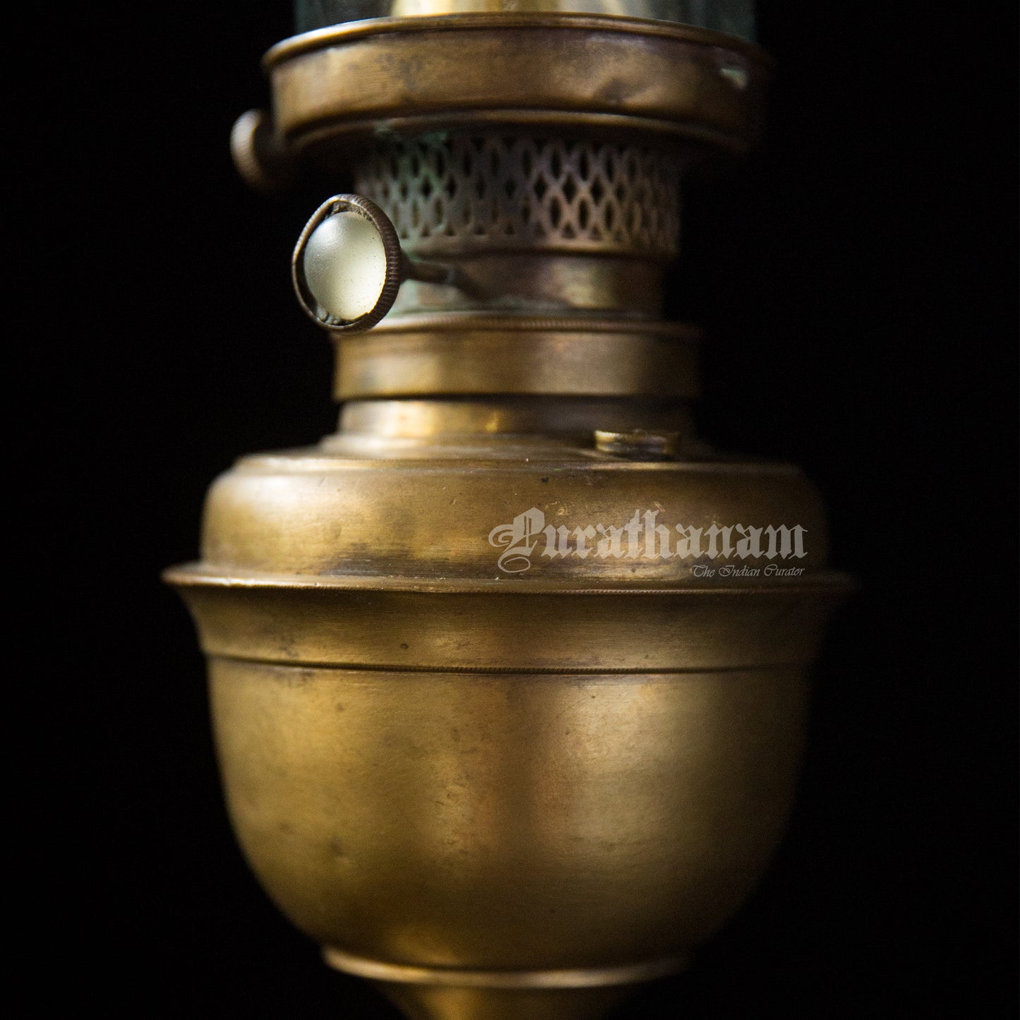 Brass Chimney Lamp