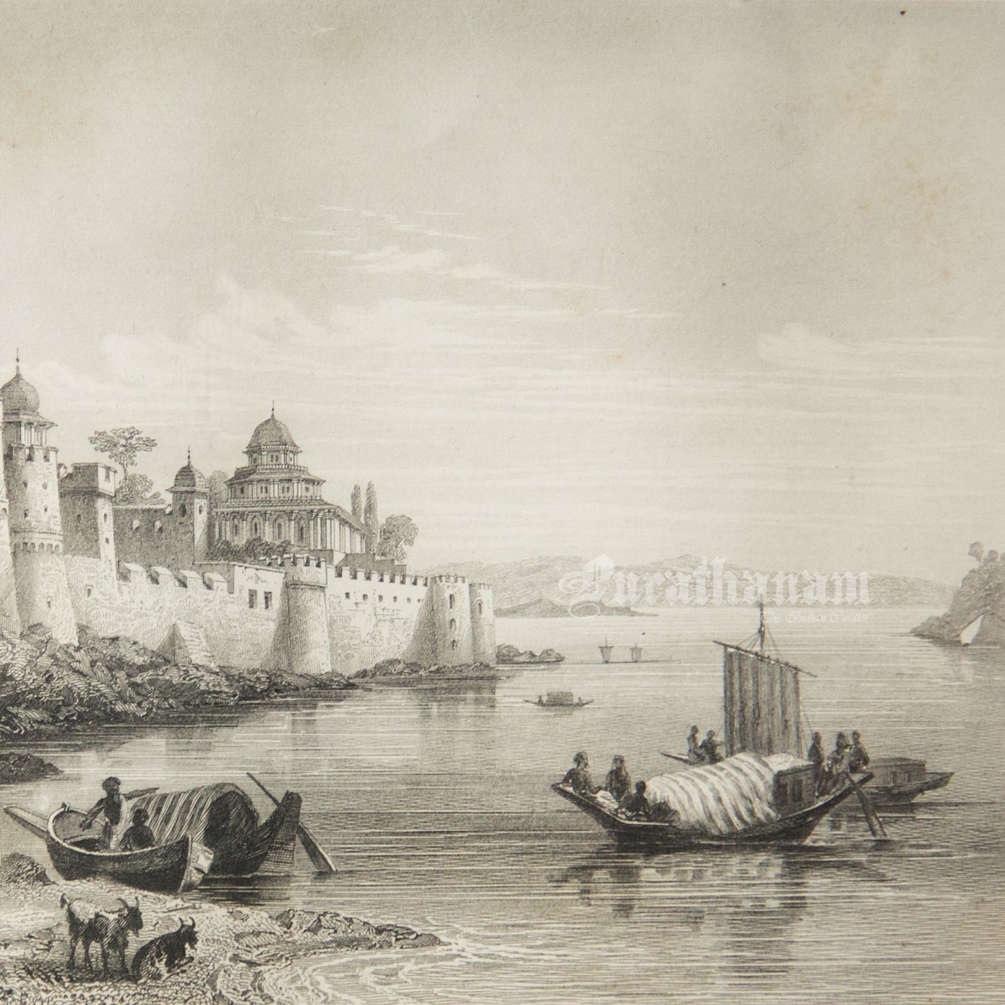 View of Allahabad, Shewing the Fort