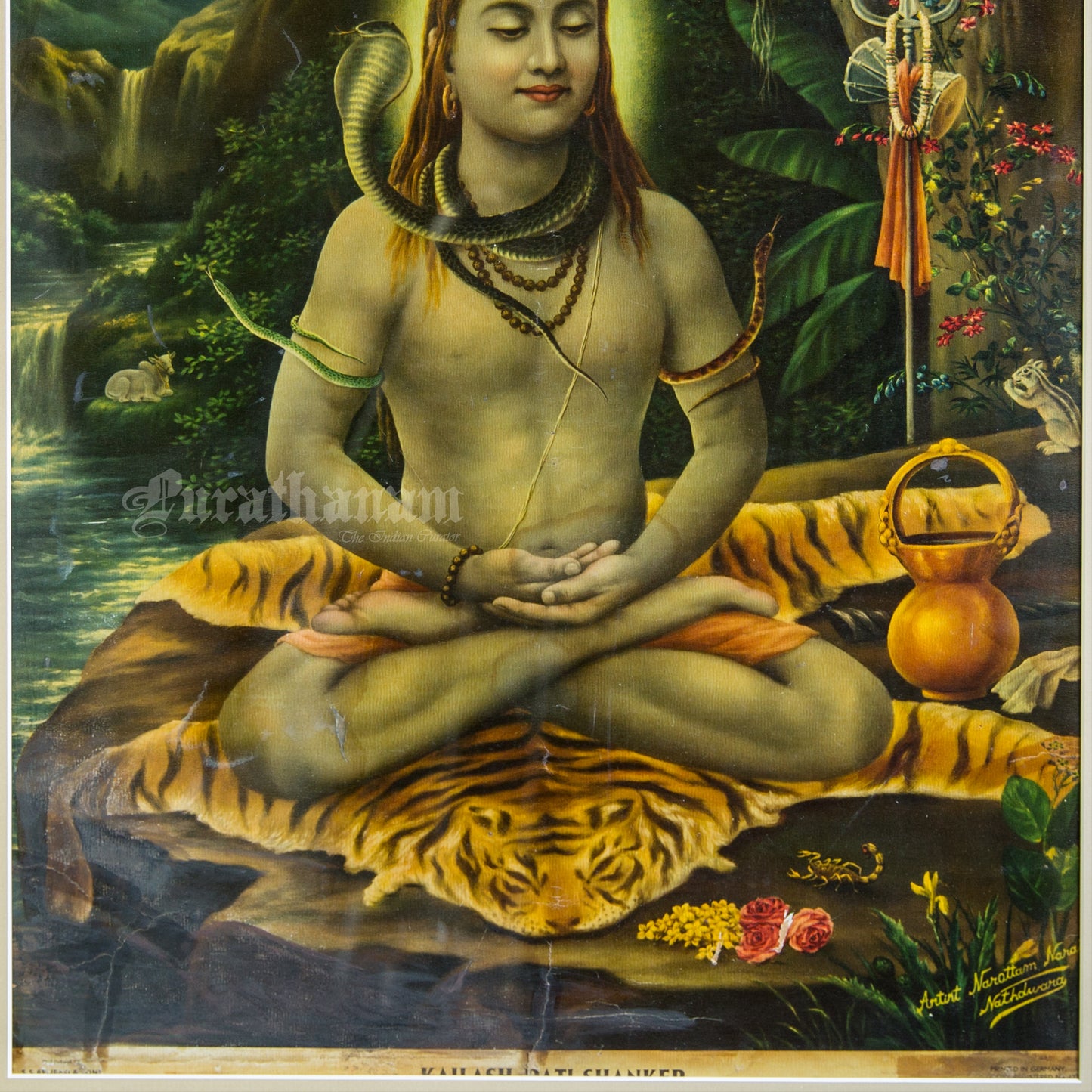 Kailash Pati Shankar by Narattam Narayan Nathdwara