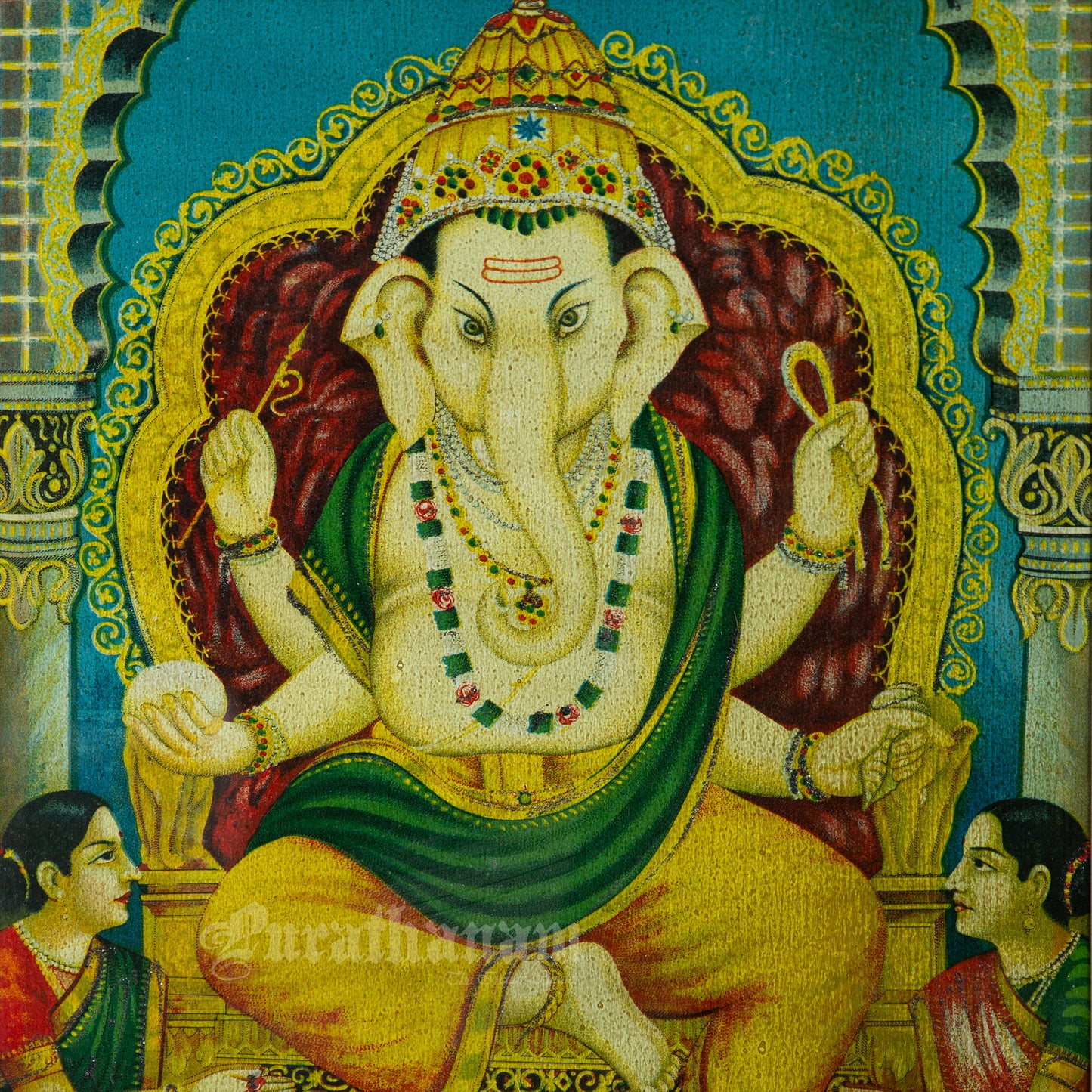 Shree Ganapati by L. M. Takor - Offset Print