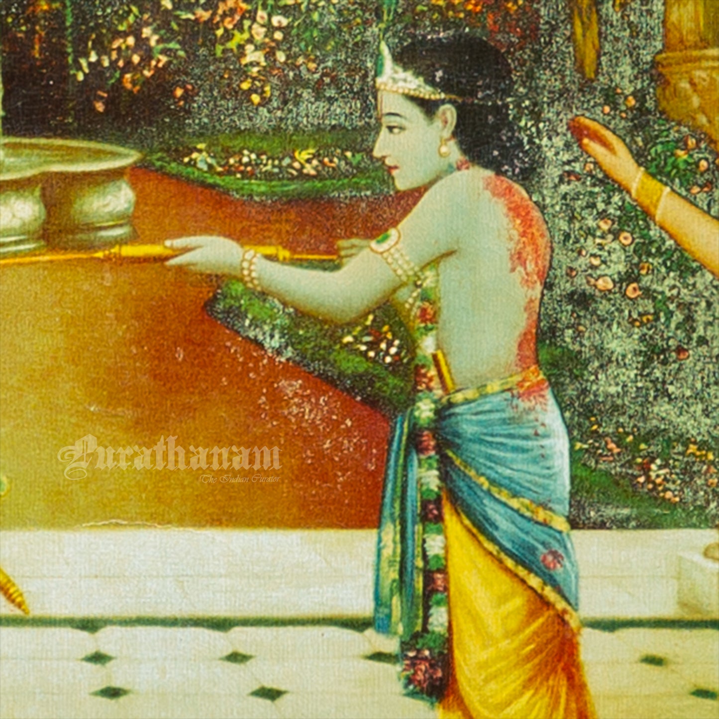 Rang Panchami - German Oleograph Print (Vasudeo H. Pandya)