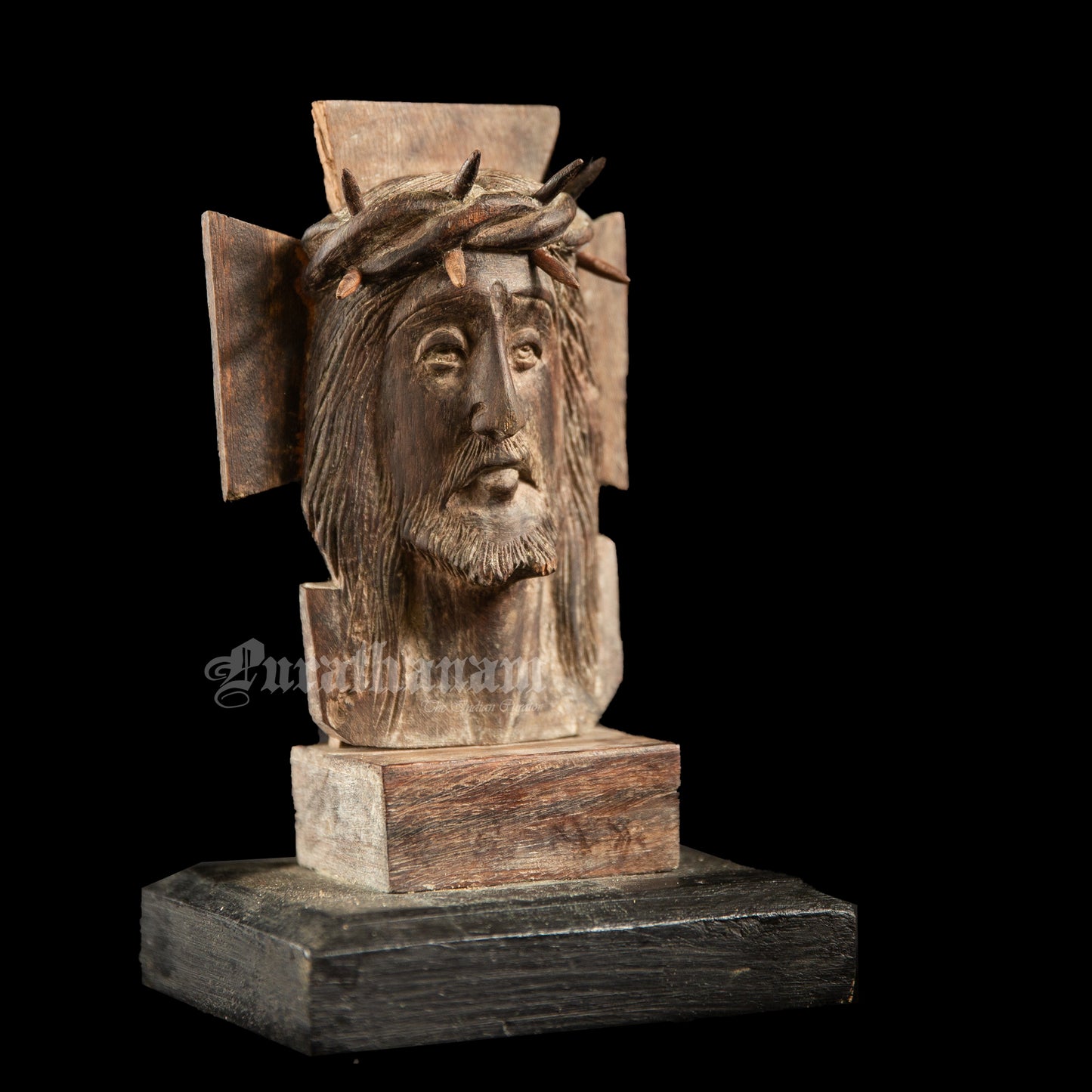 Christ Head - Rose Wood (Small)