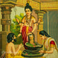 Shiva Upasana by Ravi Varma  - Lithograph Print