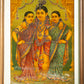 Sree Radha Rukhmini Krishnan by C. G. Ramanujam  - (Oleograph Print)