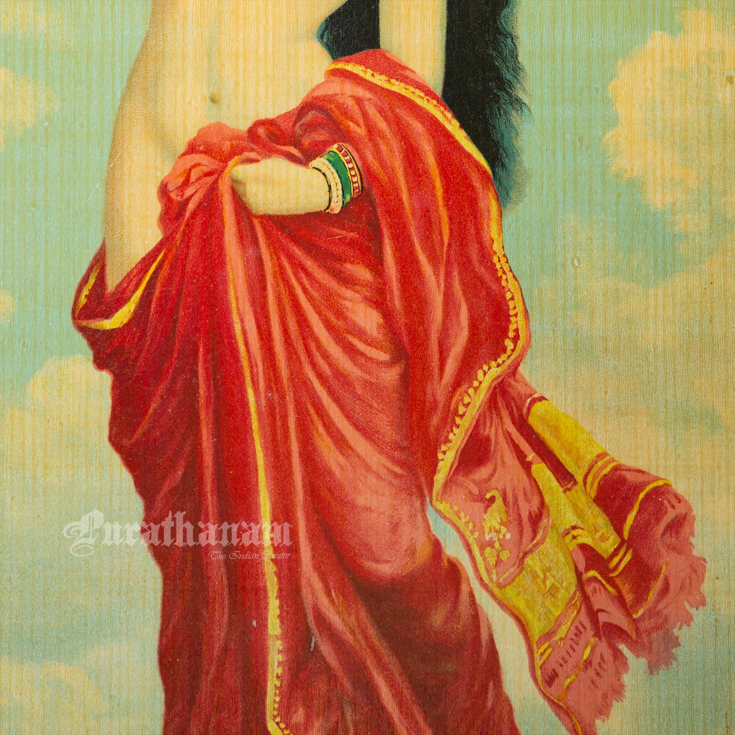 Tilottama by Ravi Varma - Oleograph Print