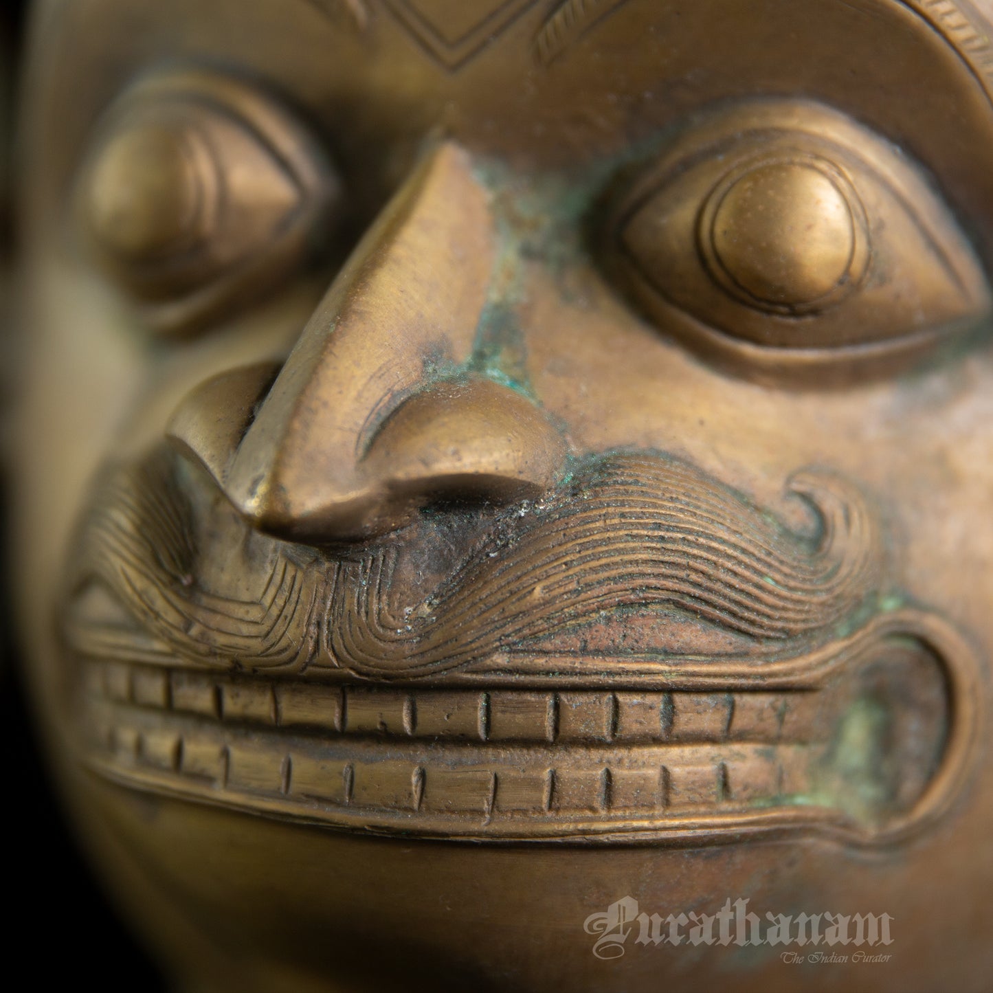 Hanuman Head - Brass