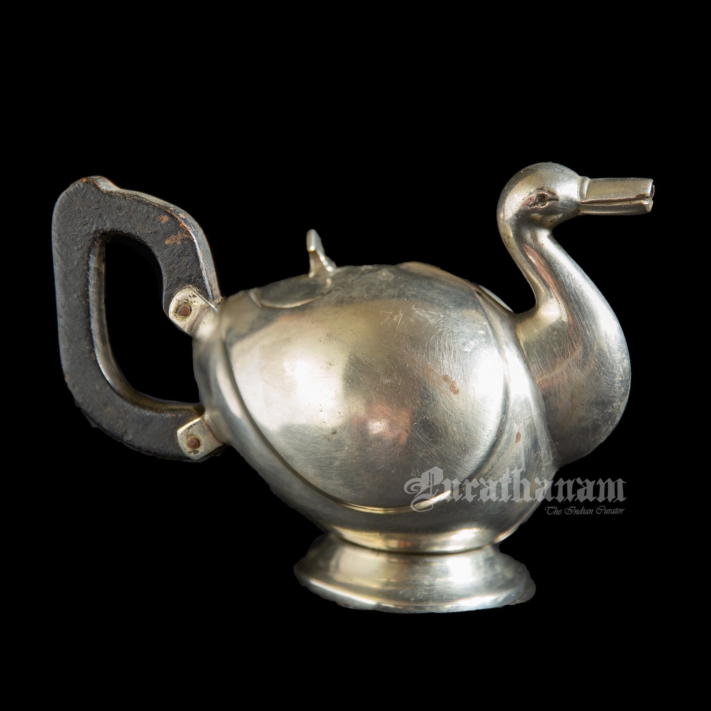 Art Deco  Duck shaped Tea Kettle - Brass