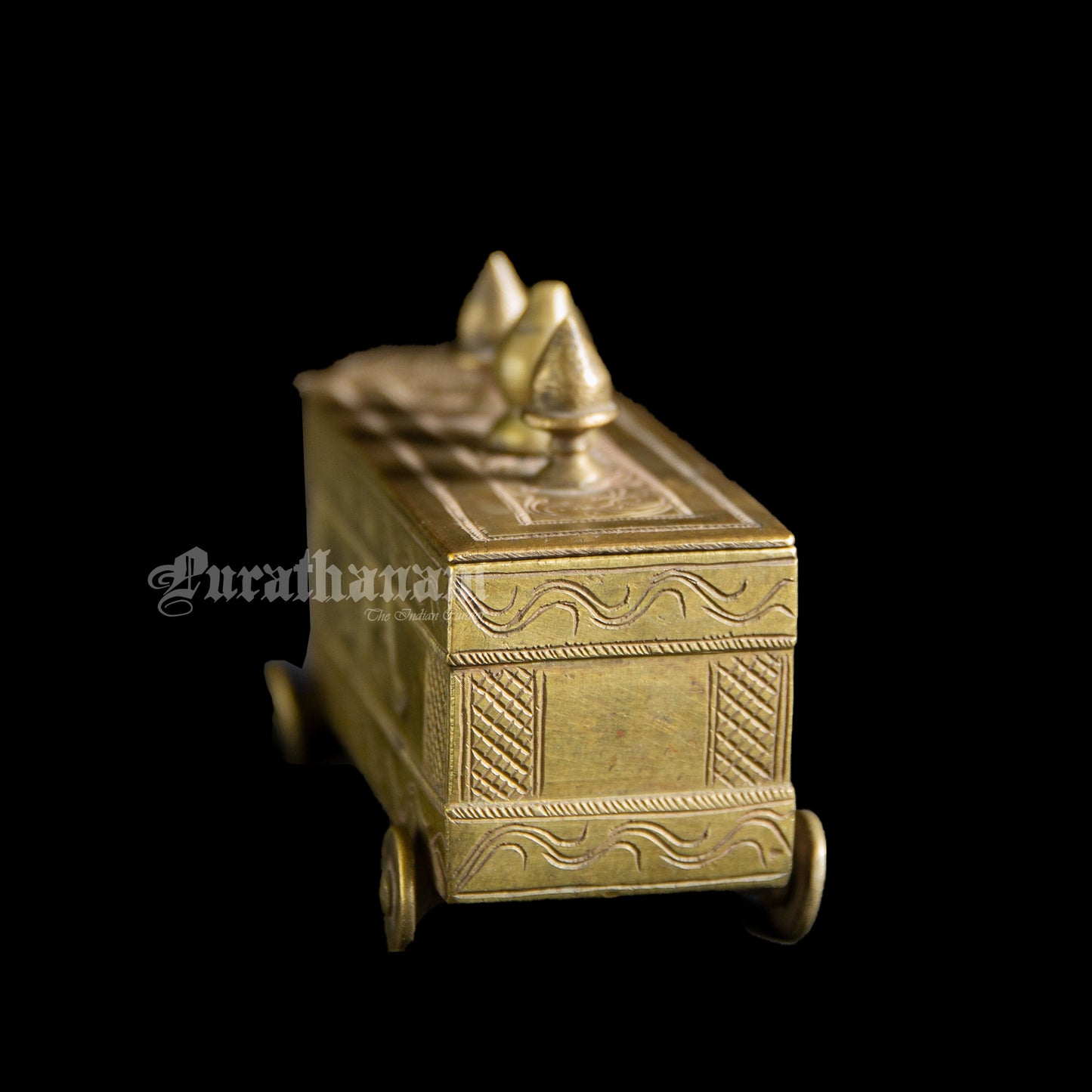 Vibhuti box (Bhasma box/ Holy ash container) - Brass