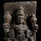 Vishnu wood carved wall panel