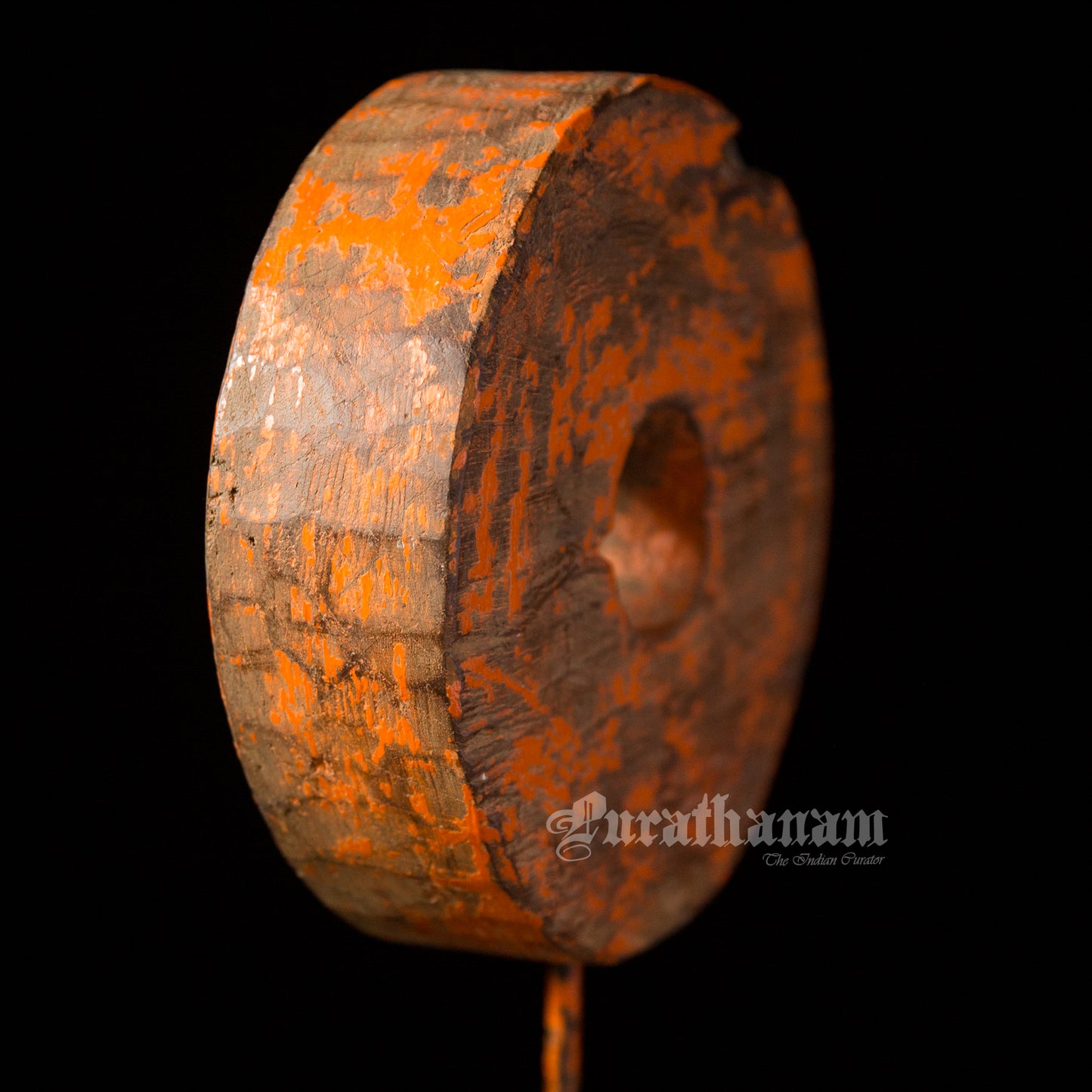 Damachiya Wheel on Stand (Orange)