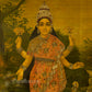 Lakshmi by Ravi Varma - Embellished