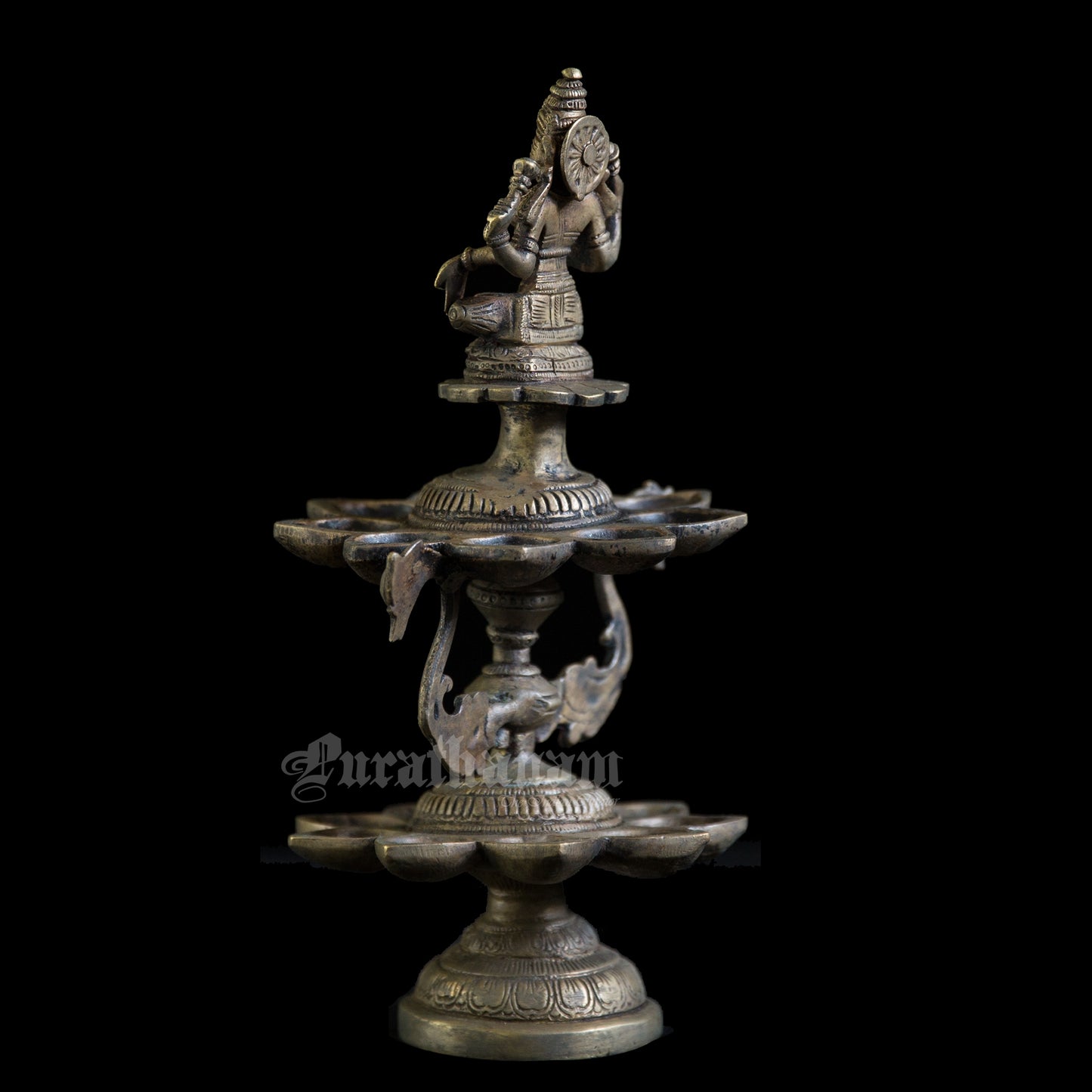 Lakshmi Two Layered Brass Deepam