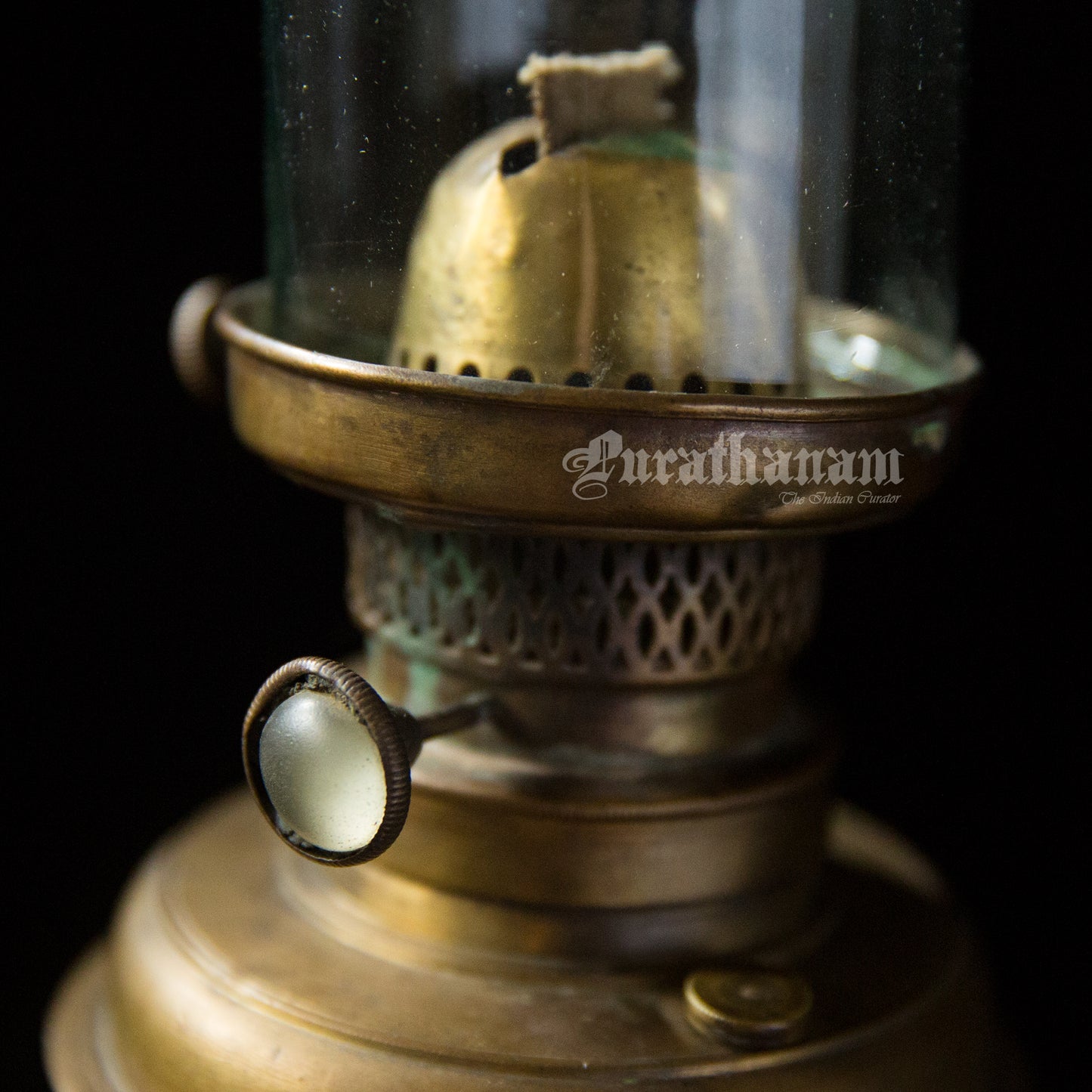 Brass Chimney Lamp