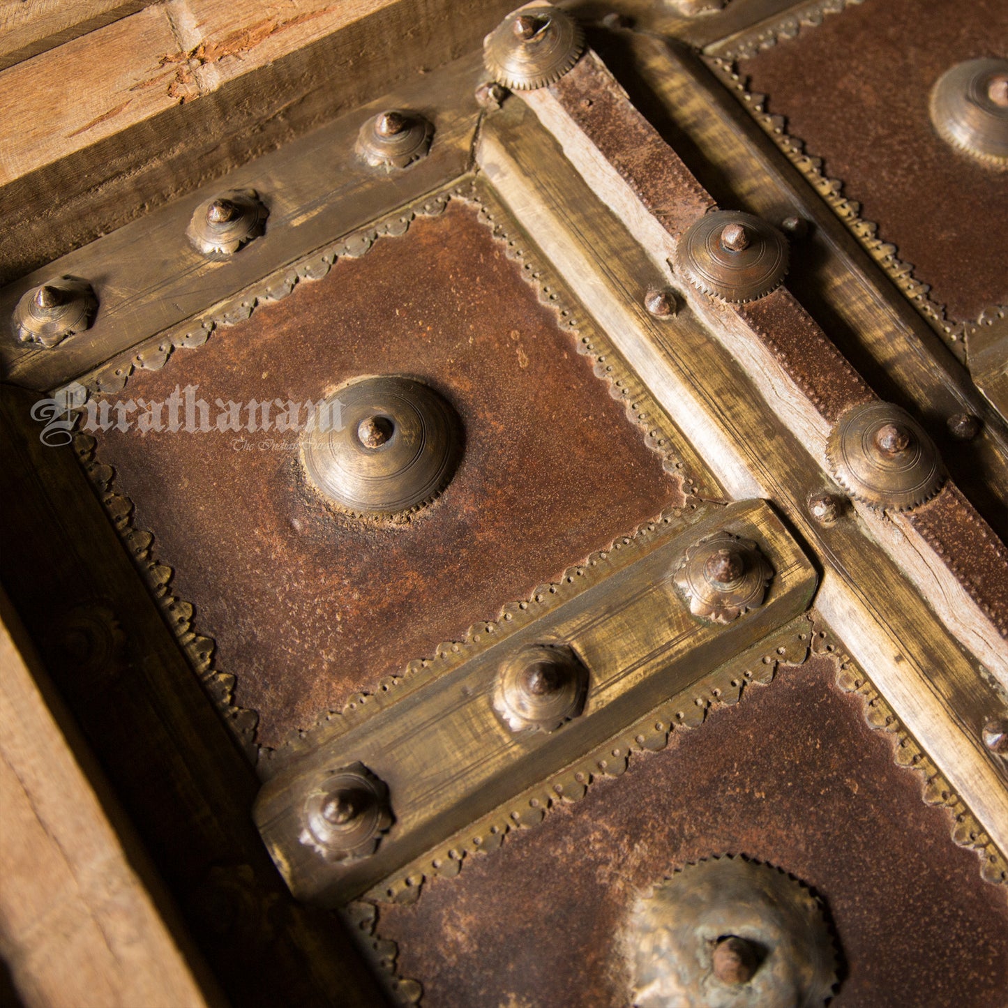 Brass embellished window