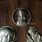 St. Francis de Sales, blessed Virgin Mary and Black Madona with Child wall plaque
