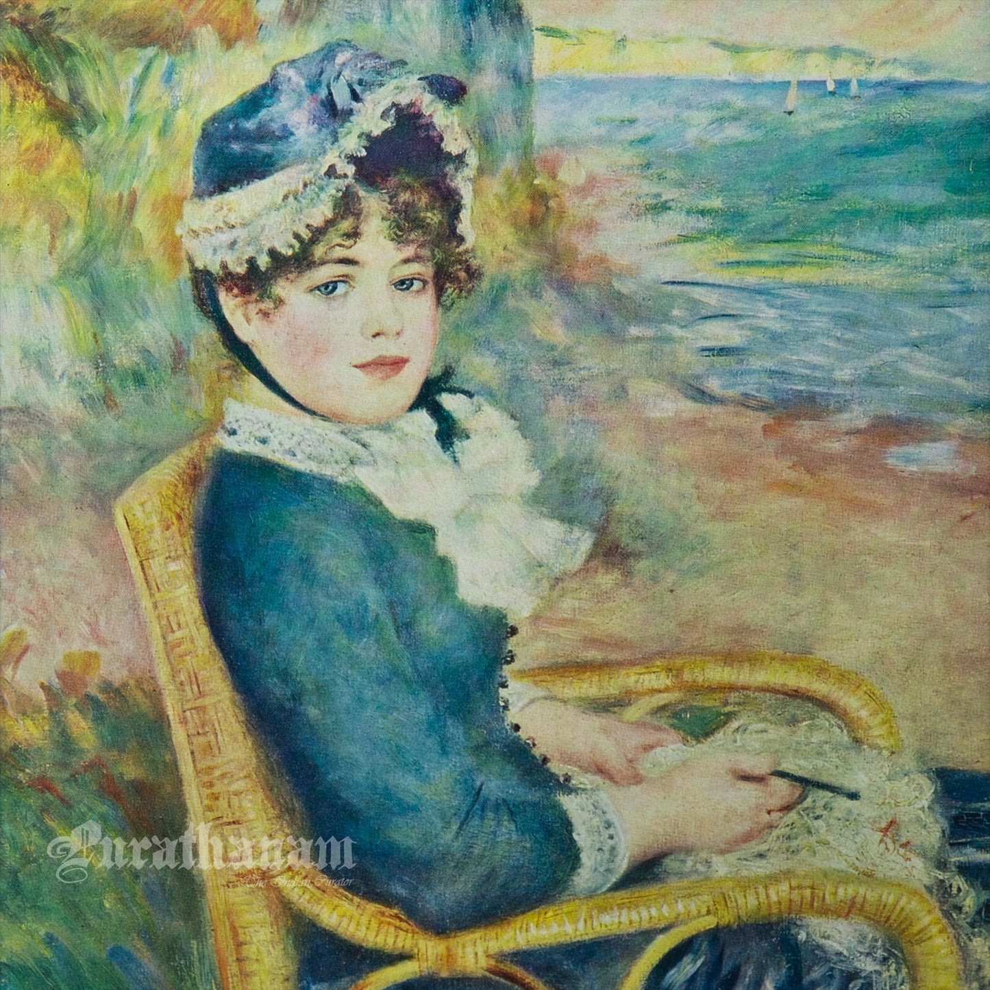 By the Seashore by Pierre-Auguste Renoir  (Archival Print)