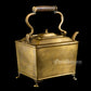 Art Deco Rectangular Tea Kettle - Brass