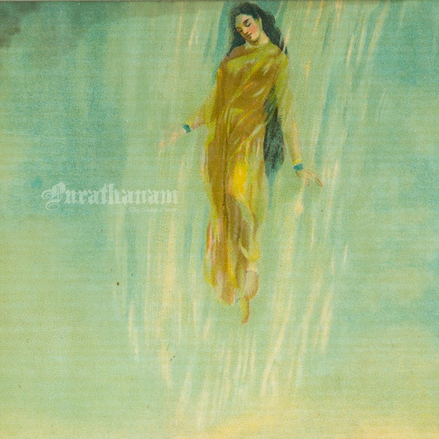 Gangavataran  - Oleograph Print (Ravi Varma)