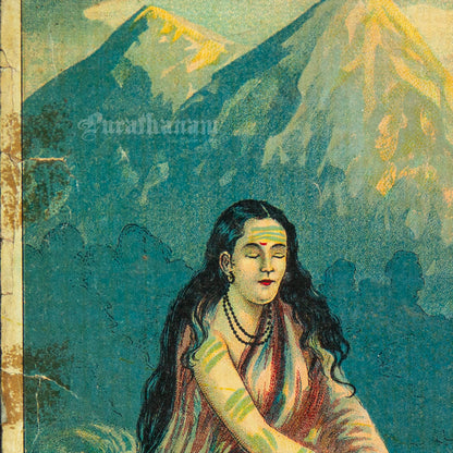 Aanee Shankar Braamhanaache Veshaane aale - Lithograph Print