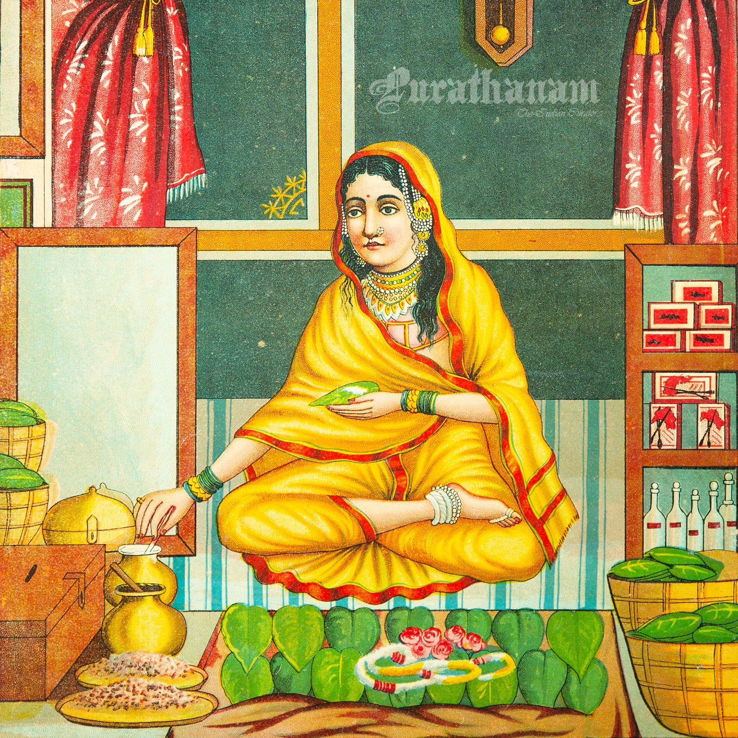 Panwali  - Chromolithograph Print