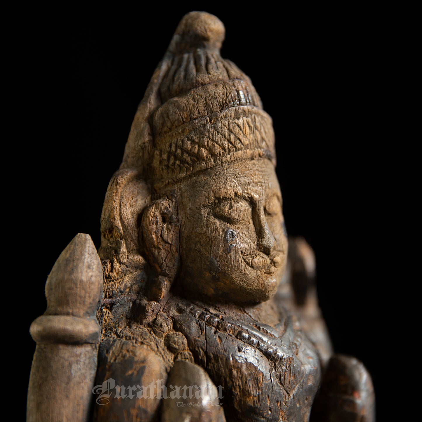 Vishnu Wooden Sculpture