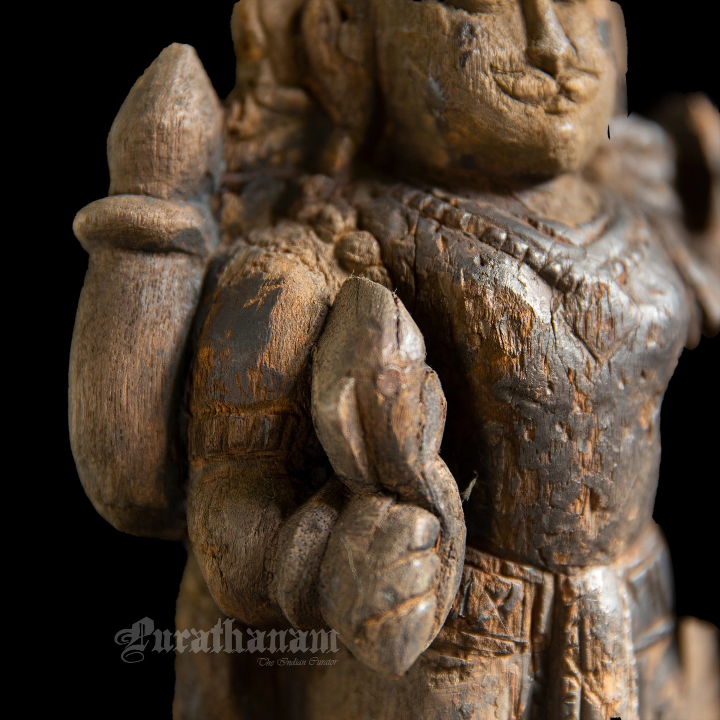 Vishnu Wooden Sculpture