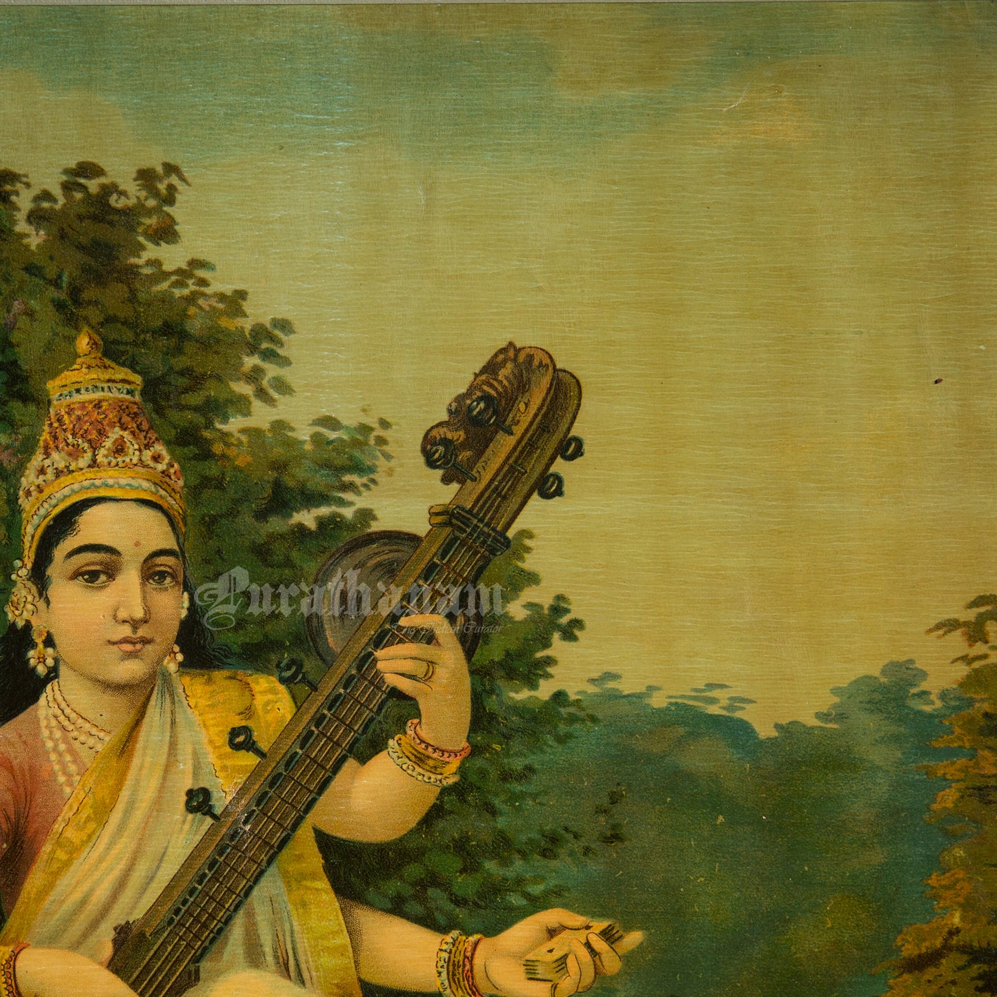 Saraswati by Ravi Varma