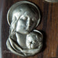 St. Francis de Sales, blessed Virgin Mary and Black Madona with Child wall plaque