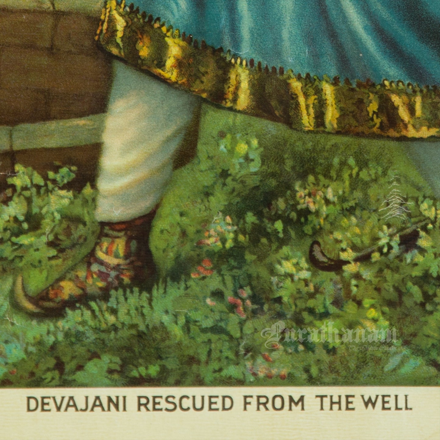 Devajani Rescued from Well by B. P. Banerjee- Germany Print