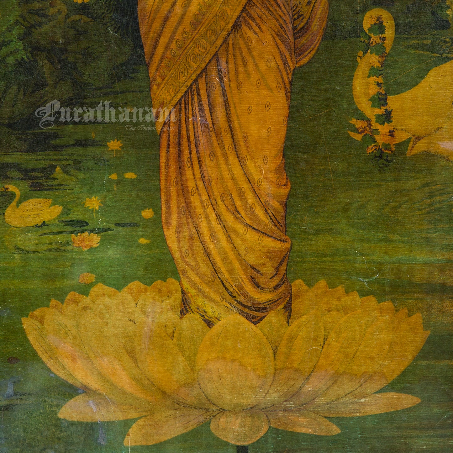 Lakshmi by Ravi Varma (lithograph Prints)