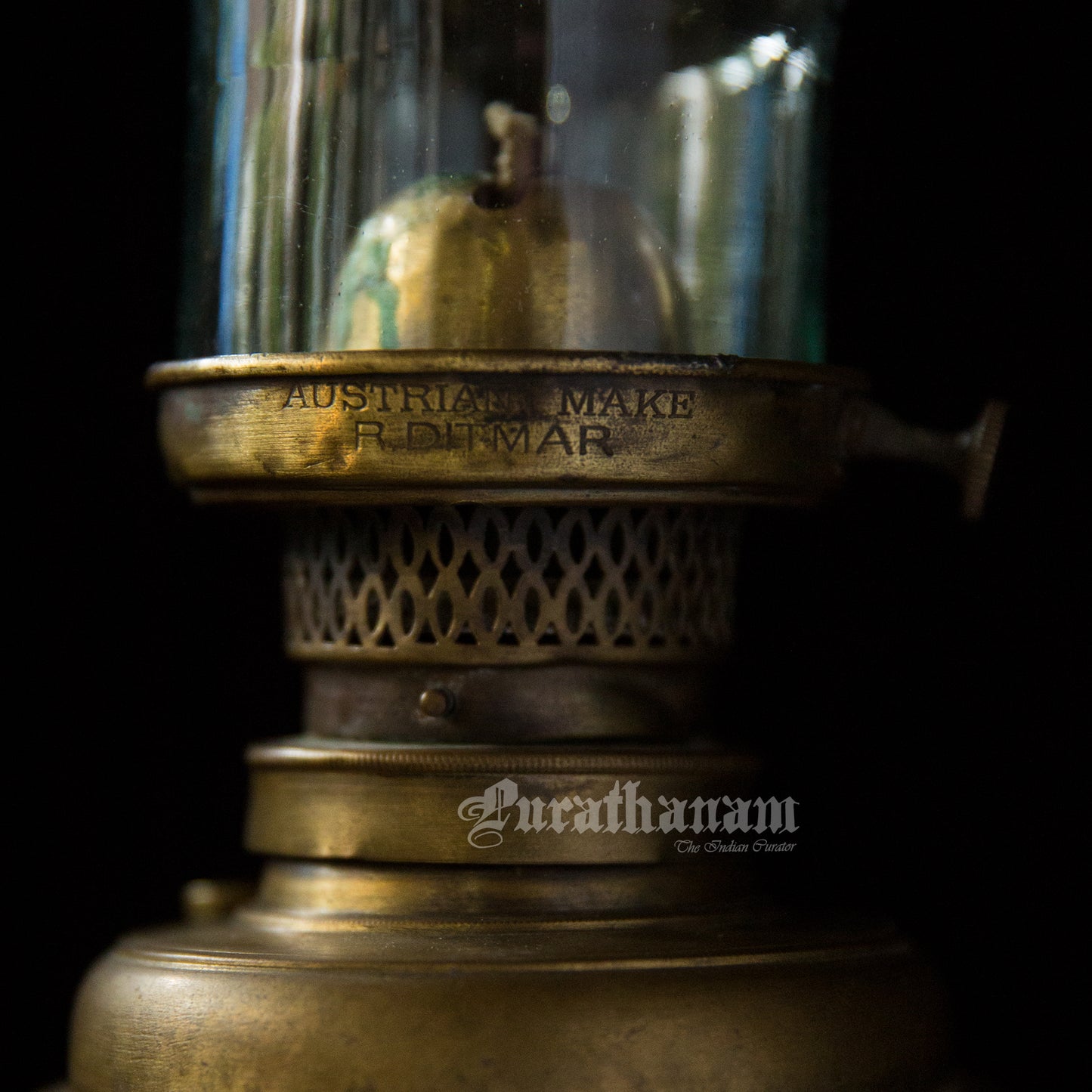 Brass Chimney Lamp