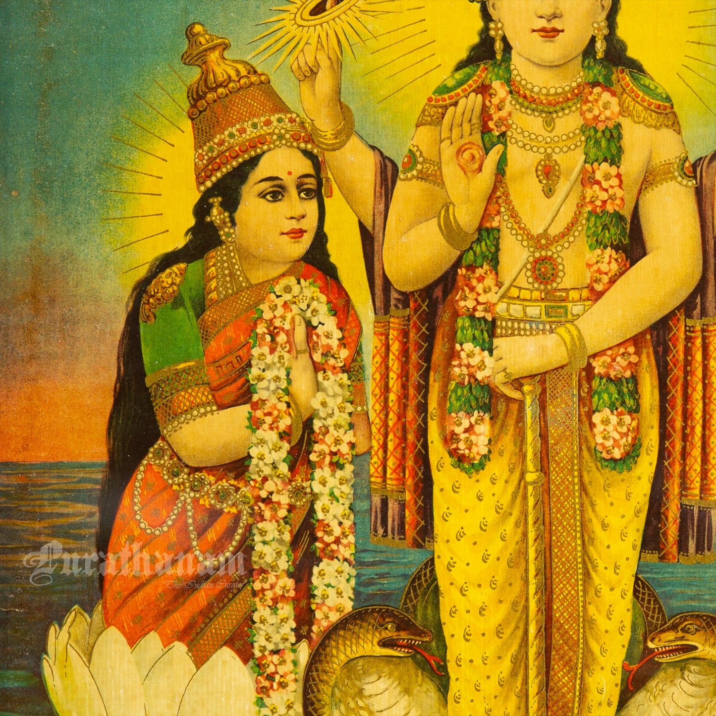 Luxmi Narayana - Lithograph Print