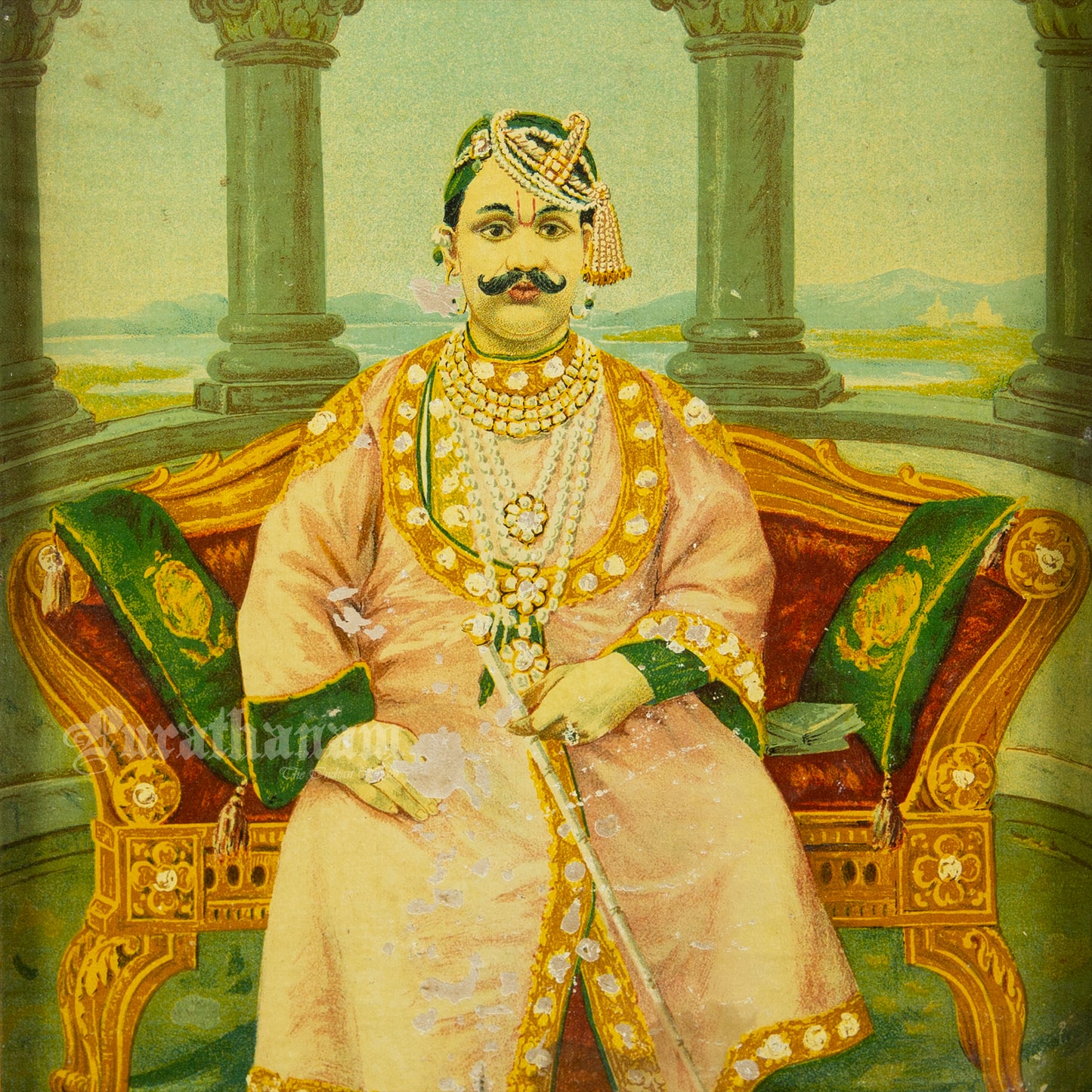 Govardhanlal Maharaj  - Lithograph Print